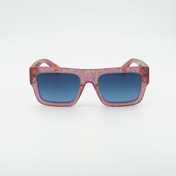 Missoni MIS 0129/S 0QQ7 08 Sunglasses Pink Square Frame  display picture 1